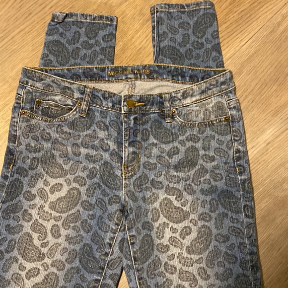 Michael Kors Paisley print denim jeans - Picture 2 of 3